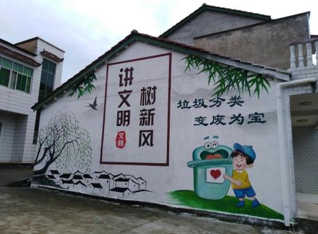 政和墙绘是现在流行的墙体广告