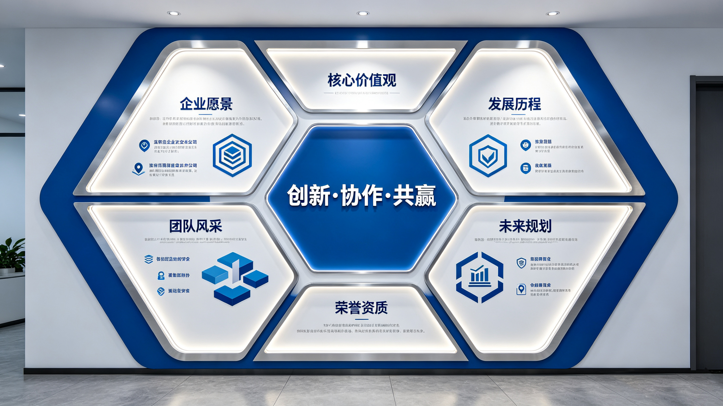  政和企业文化墙六边形避坑指南（新手常犯5个错误）
